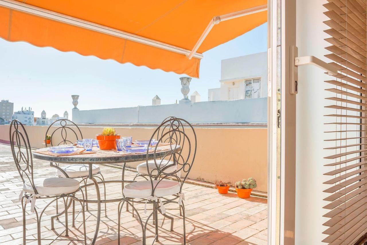 Atico En El Centro Con Terraza Appartement Cádiz Buitenkant foto